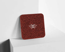 Metacrilato Glitter Rojo Navideño de 3 mm