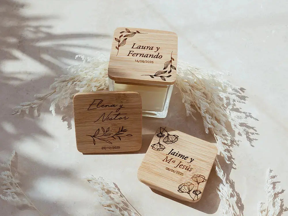 Vela de Vainilla Cuadrada