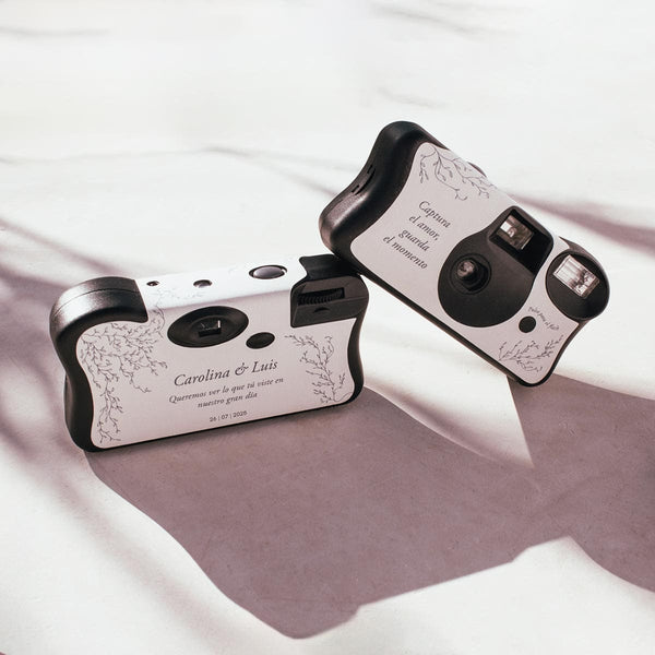 Cámara de fotos desechables para bodas