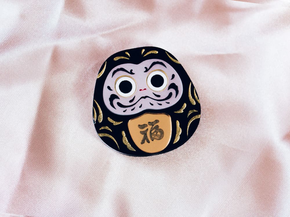 daruma amuleto japones personalizado