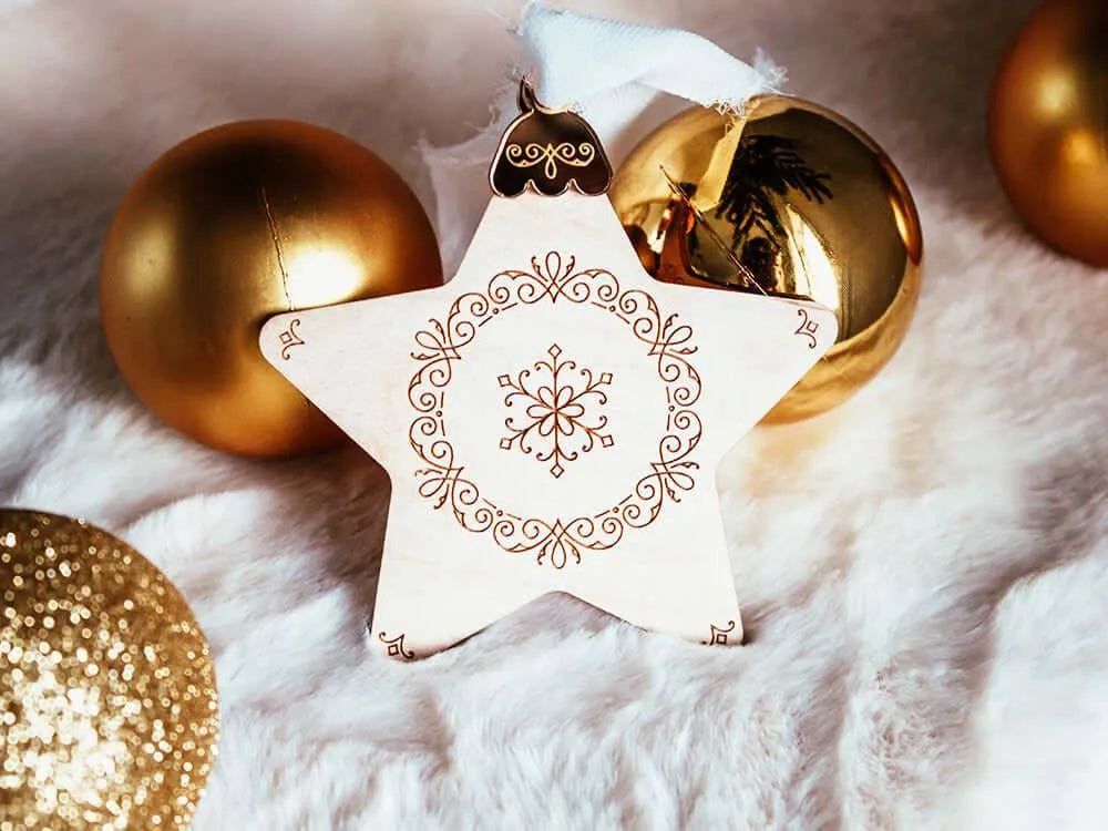 Adorno Estrella Navidad Personaliazado - Sensalea