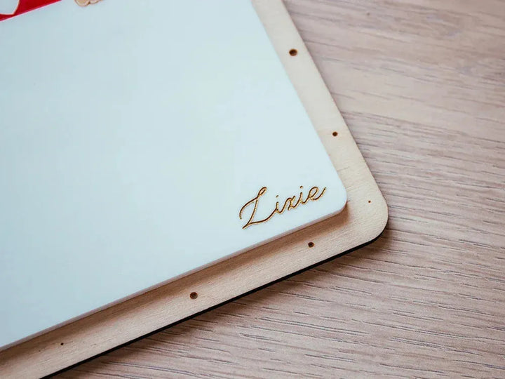 Cartel Elfo Navidad con Mensaje Personalizado - Sensalea