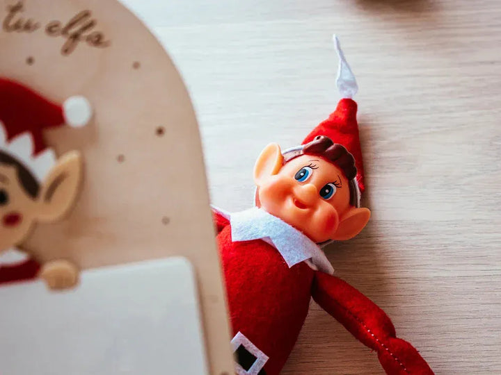 Cartel Elfo Navidad con Mensaje Personalizado - Sensalea