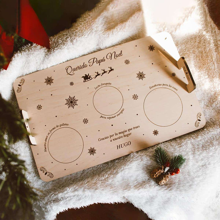 Bandeja Papá Noel personalizada 
