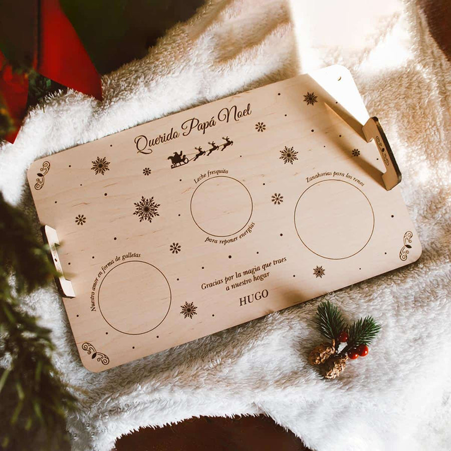 Bandeja Papá Noel personalizada 