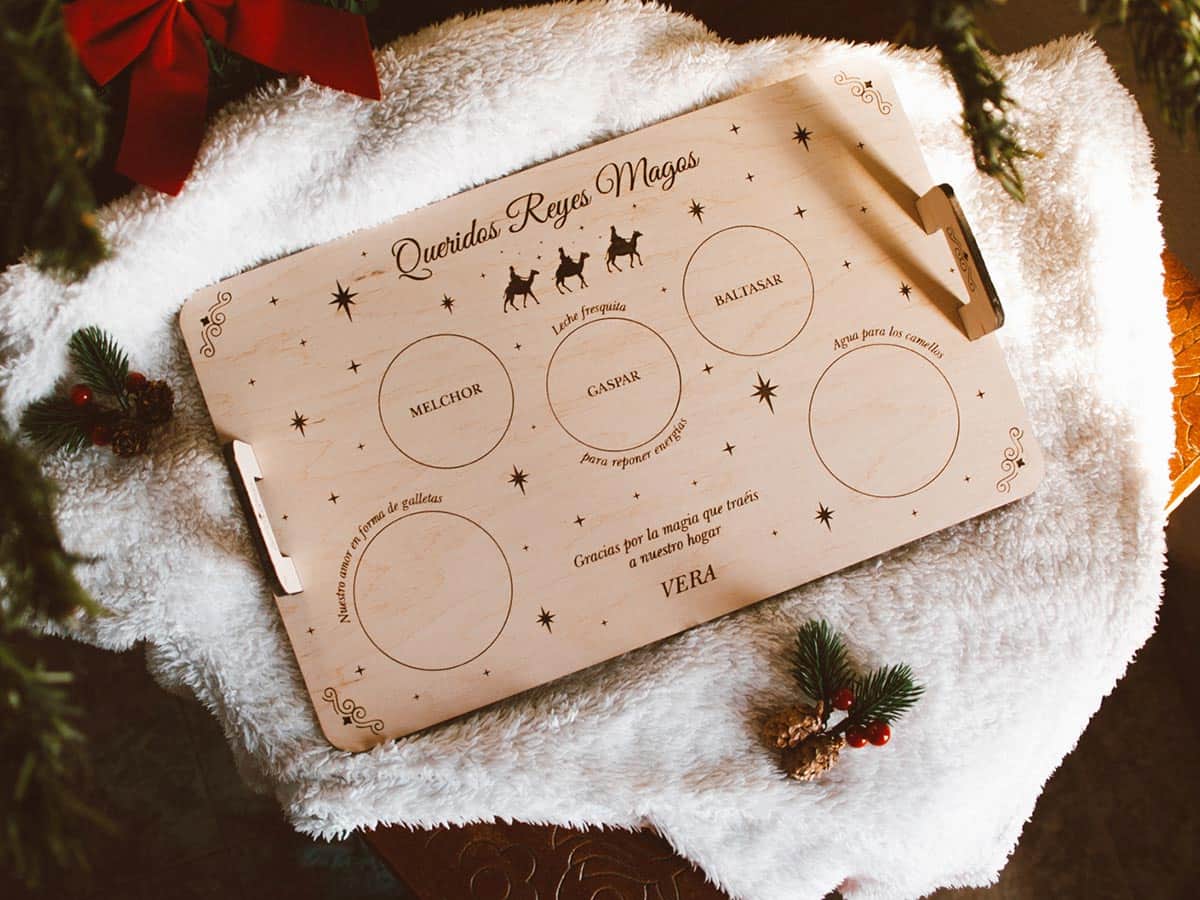 Bandeja Reyes Magos personalizada
