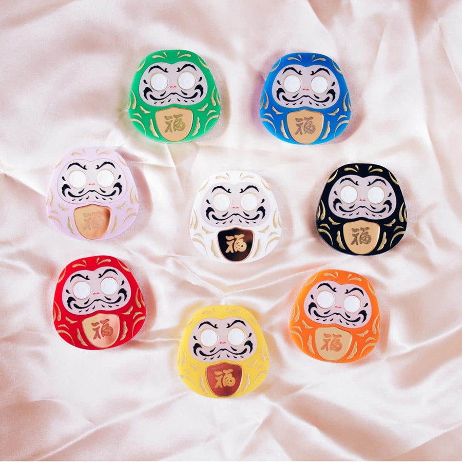 Colección completa de amuletos japoneses Daruma