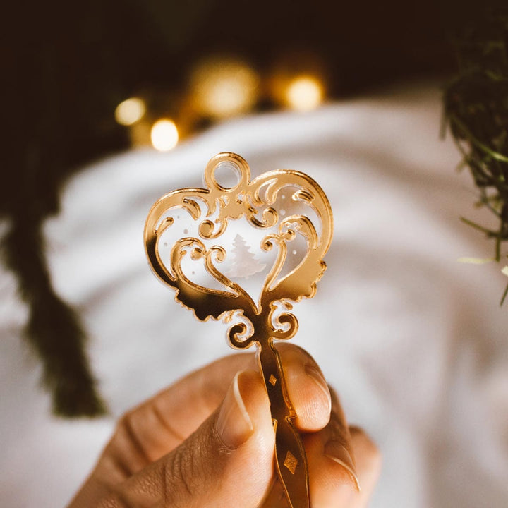 Llave mágica navidad Papá Noel de metacrilato