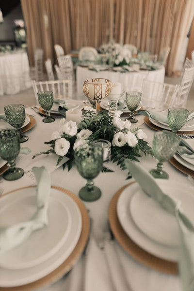 Mesa de boda de estilo boho