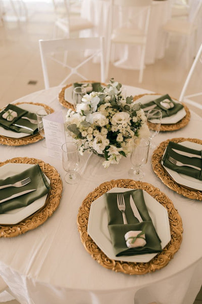 Mesa de boda de estilo clásica