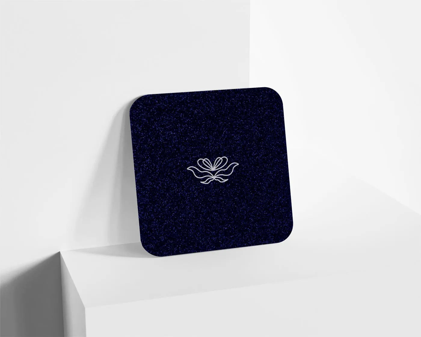 Metacrilato Glitter Azul Oscuro de 3 mm