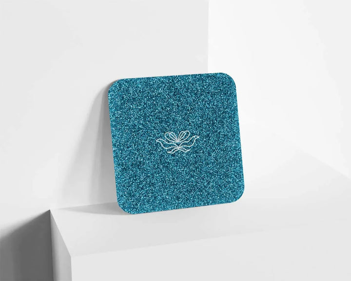Metacrilato Glitter Azul Turquesa de 3 mm