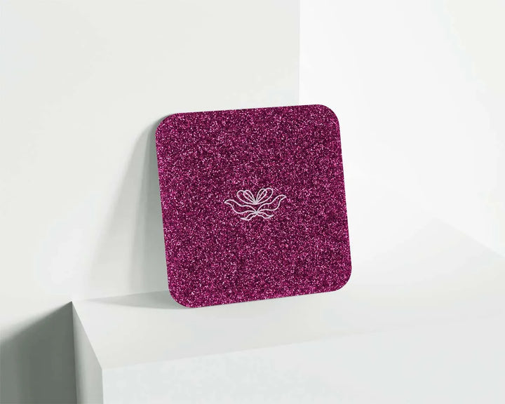 Metacrilato Glitter Burdeos Rosado de 3 mm