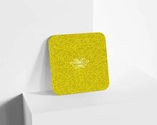 Metacrilato Glitter Especial Parte Delantera Amarillo Canario de 3 mm