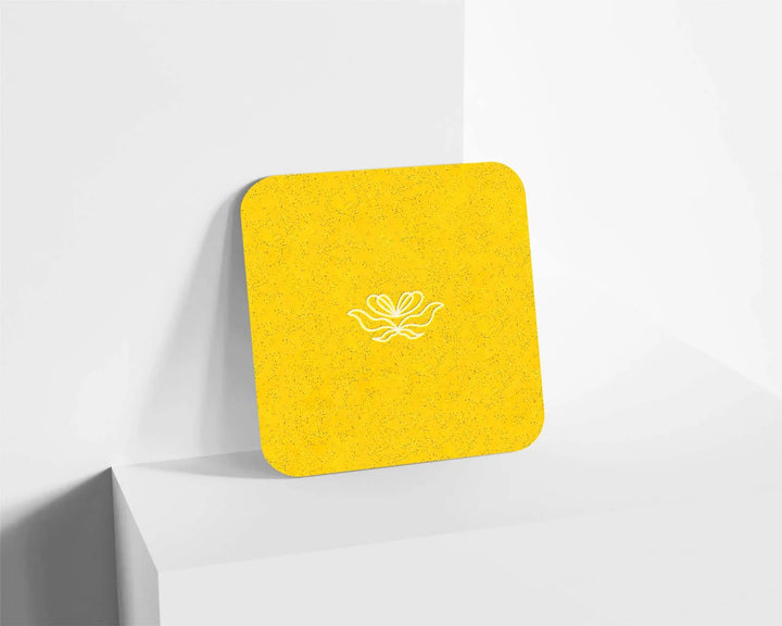 Metacrilato Glitter Especial Parte Trasera Amarillo Canario de 3 mm
