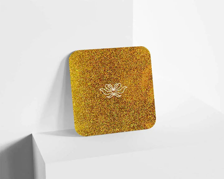 Metacrilato Glitter Holográfico Miel de 3 mm