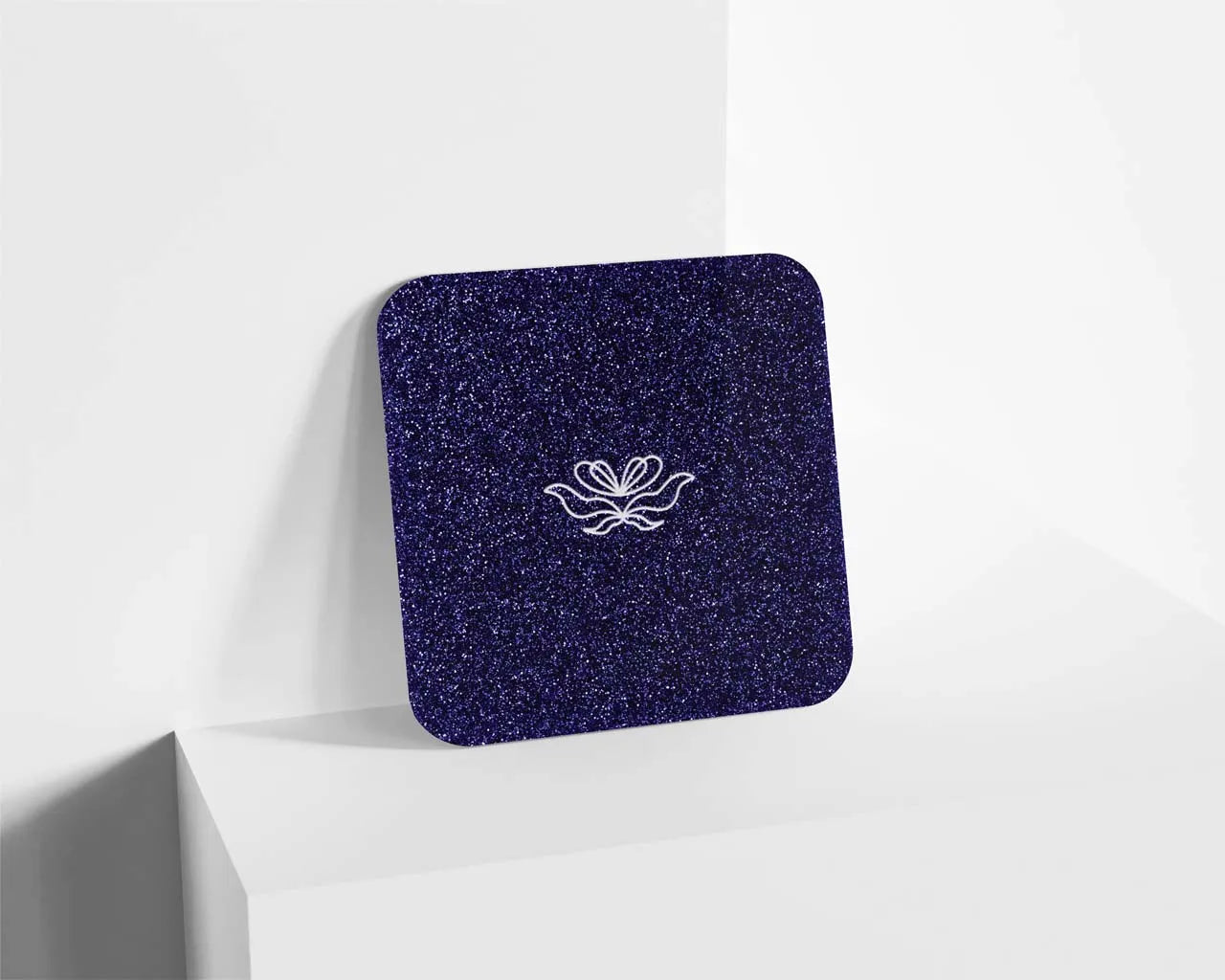 Metacrilato Glitter Premium Azul Oscuro de 3 mm
