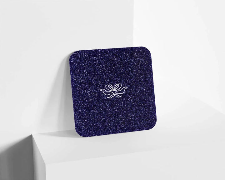 Metacrilato Glitter Premium Azul Oscuro de 3 mm