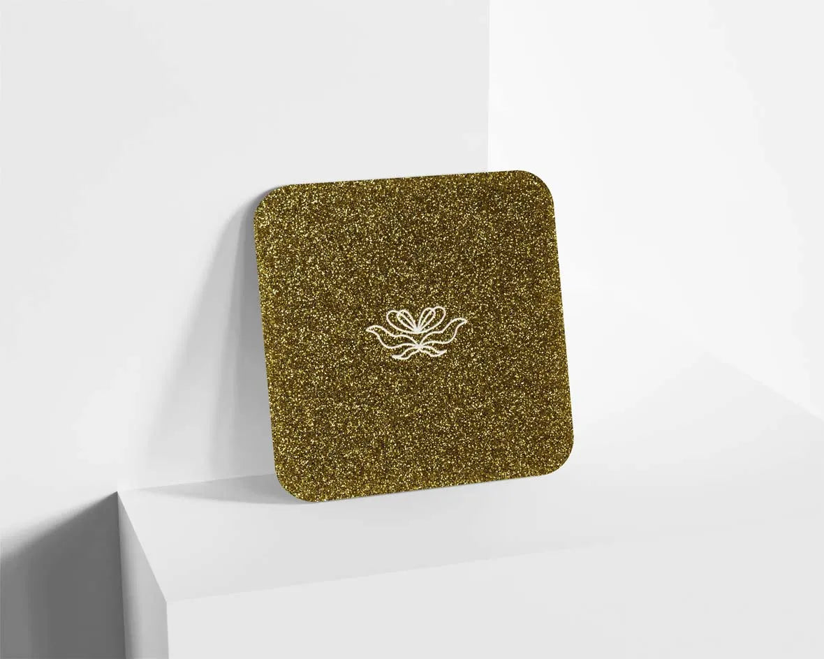 Metacrilato Glitter Premium Oro Verde de 3 mm