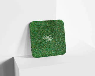 Metacrilato Glitter Premium Verde Hierba de 3 mm