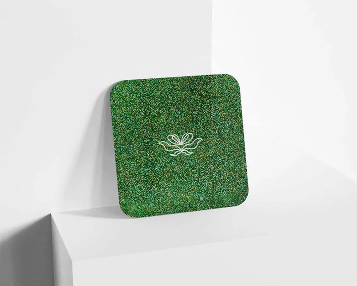 Metacrilato Glitter Premium Verde Hierba de 3 mm
