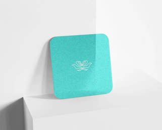 Metacrilato Glitter Transparente Azul Turquesa de 3 mm