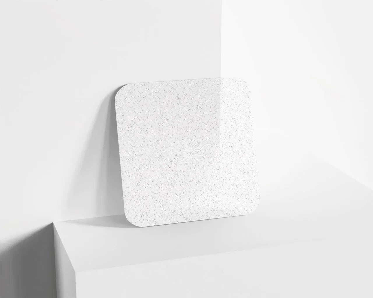 Metacrilato Glitter Transparente Blanco de 3 mm