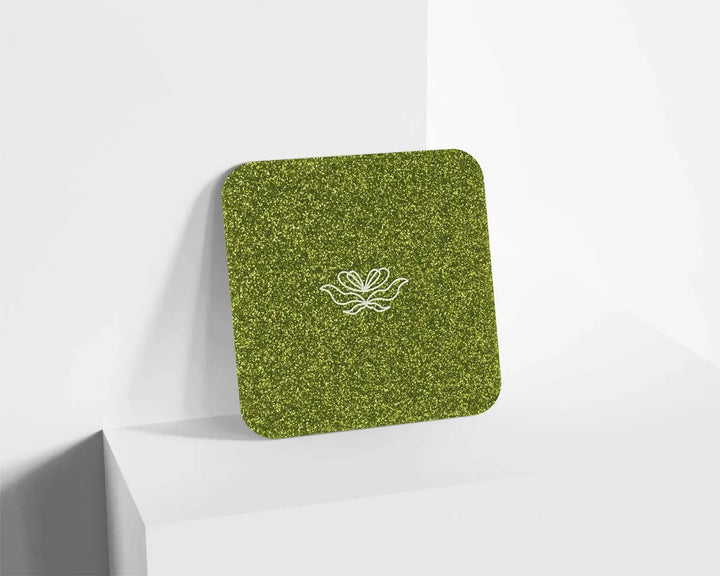 Metacrilato Glitter Verde Vintage de 3 mm