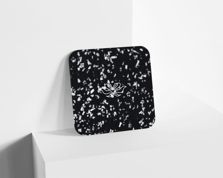 Metacrilato Granito Estelar Negro de 3 mm