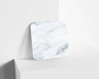 Metacrilato Mármol Clásico Blanco de 3 mm
