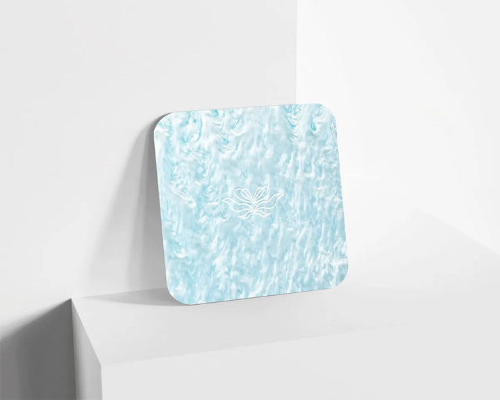 Metacrilato Nacarado Perlado Azul Bebé de 3 mm