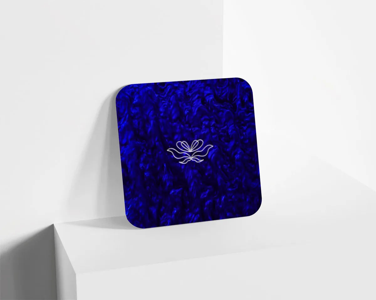 Metacrilato Nacarado Perlado Azul Índigo de 3 mm