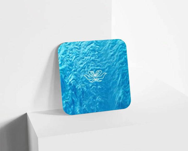 Metacrilato Nacarado Perlado Azul de 3 mm