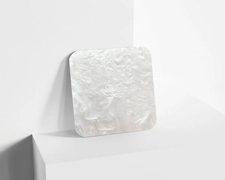 Metacrilato Nacarado Perlado Blanco de 3 mm