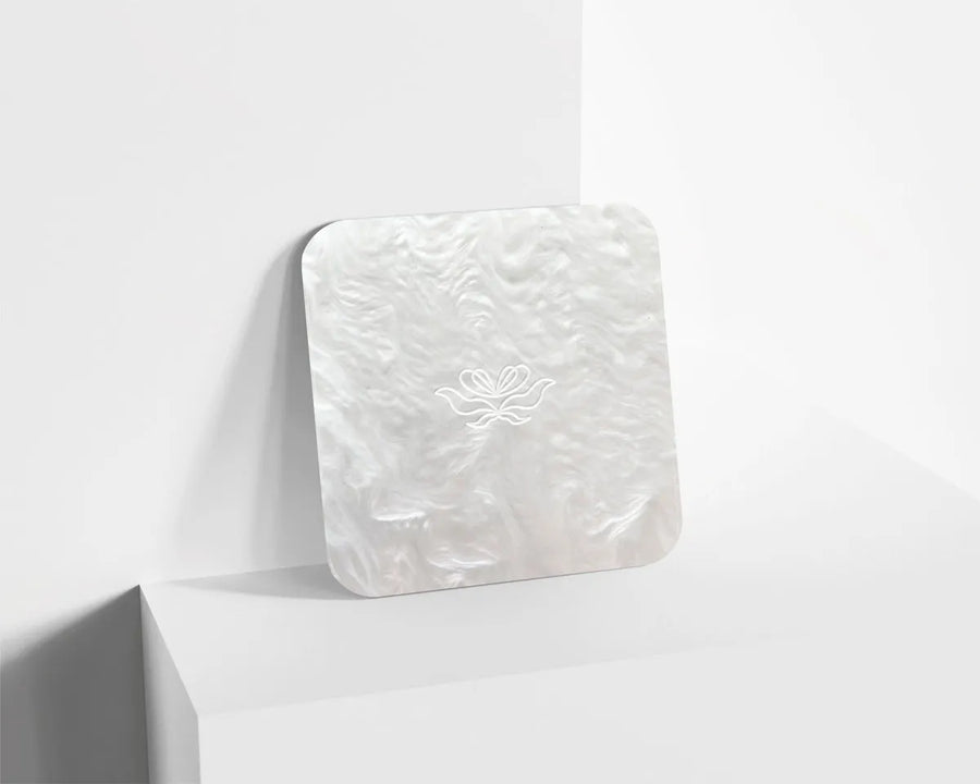 Metacrilato Nacarado Perlado Blanco de 3 mm