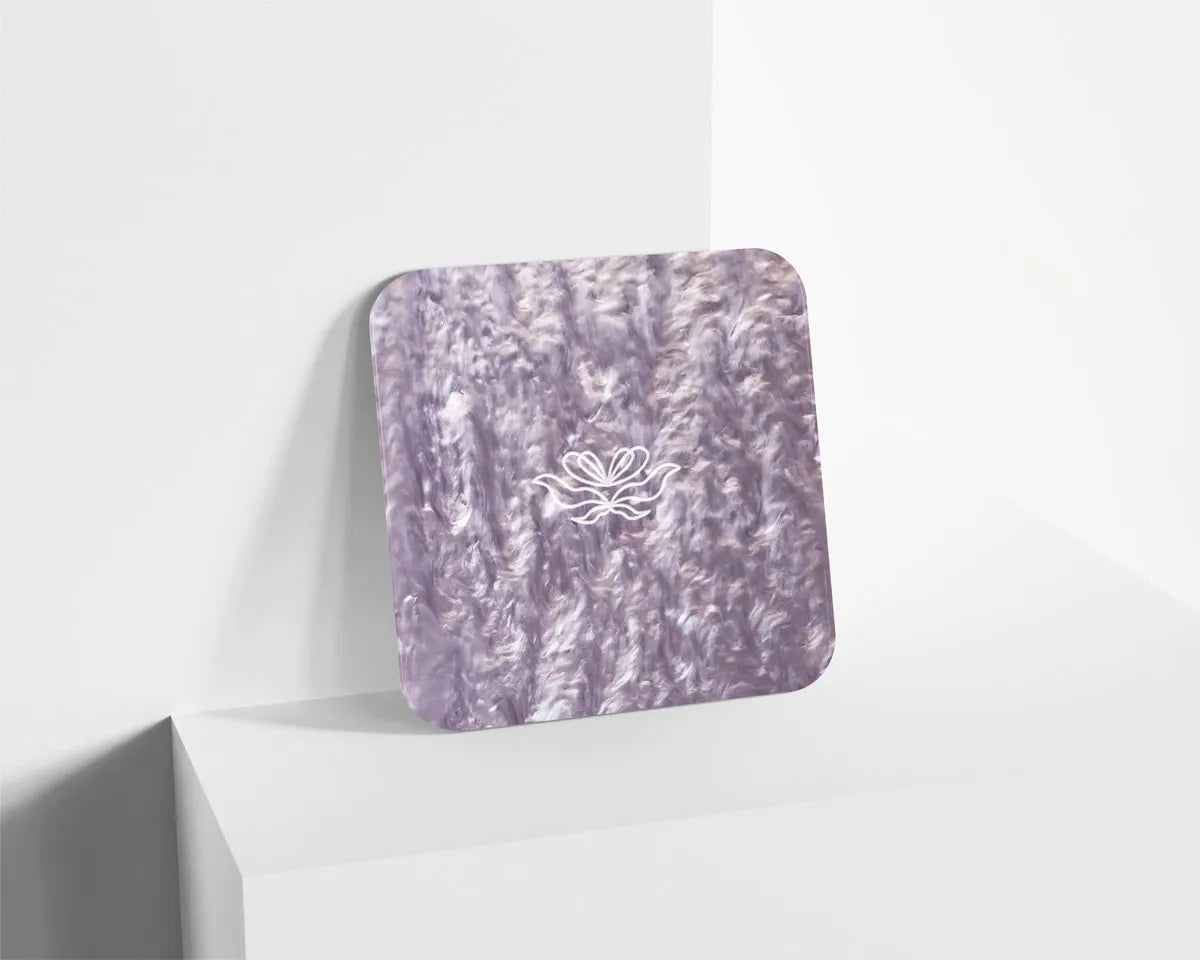 Metacrilato Nacarado Perlado Lila de 3 mm
