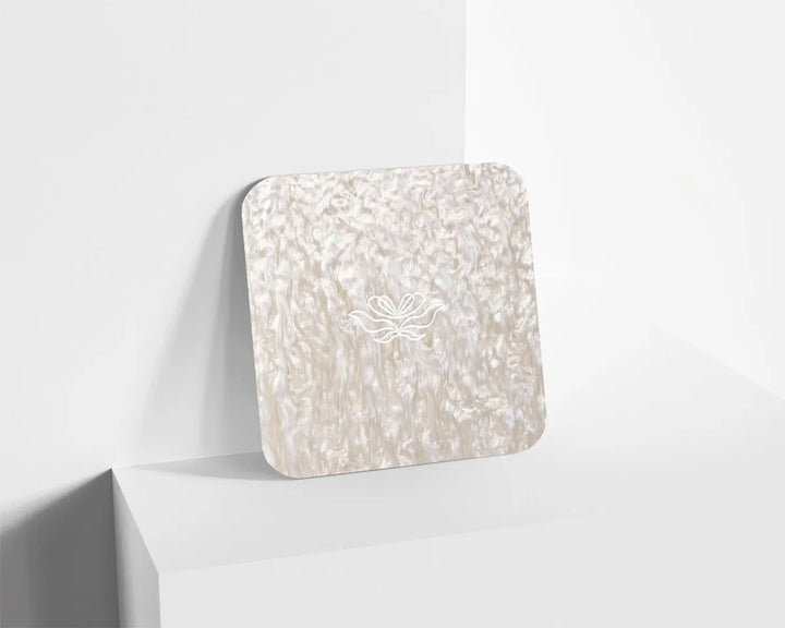 Metacrilato Nacarado Perlado Marfil de 3 mm