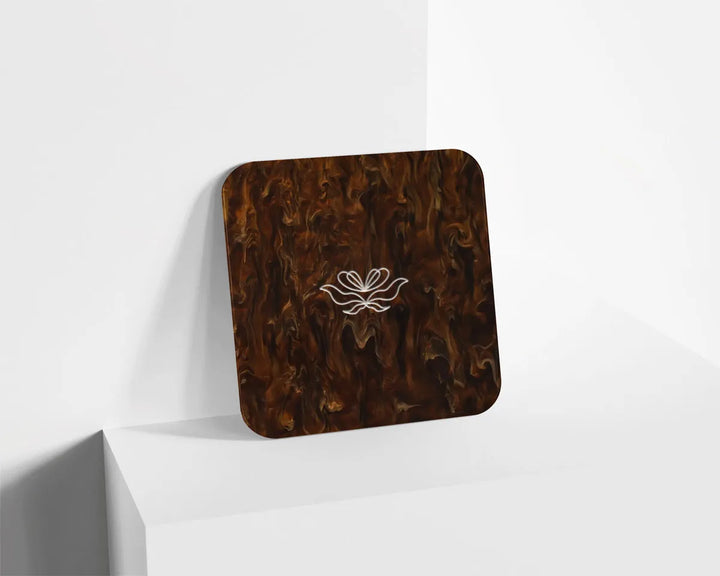 Metacrilato Nacarado Perlado Marrón Oscuro de 3 mm