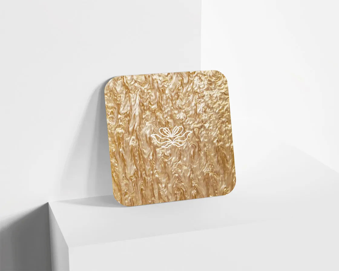 Metacrilato Nacarado Perlado Marrón de 3 mm