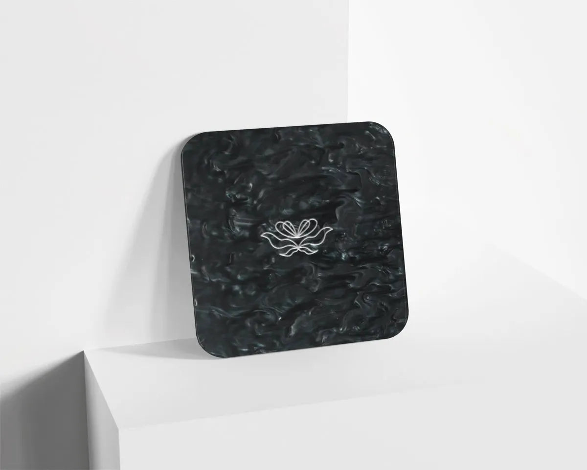 Metacrilato Nacarado Perlado Negro de 3 mm