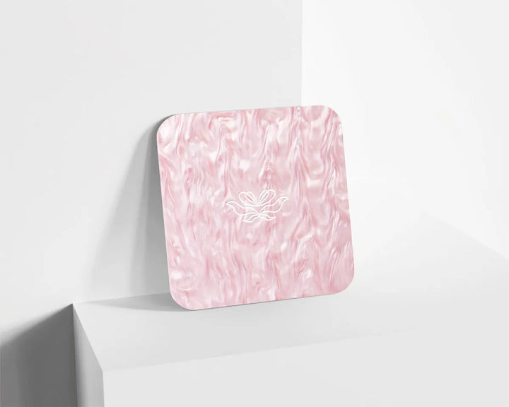 Metacrilato Nacarado Perlado Rosa de 3 mm