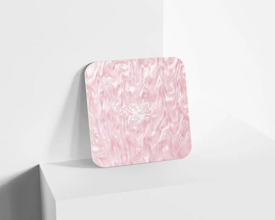 Metacrilato Nacarado Perlado Rosa de 3 mm
