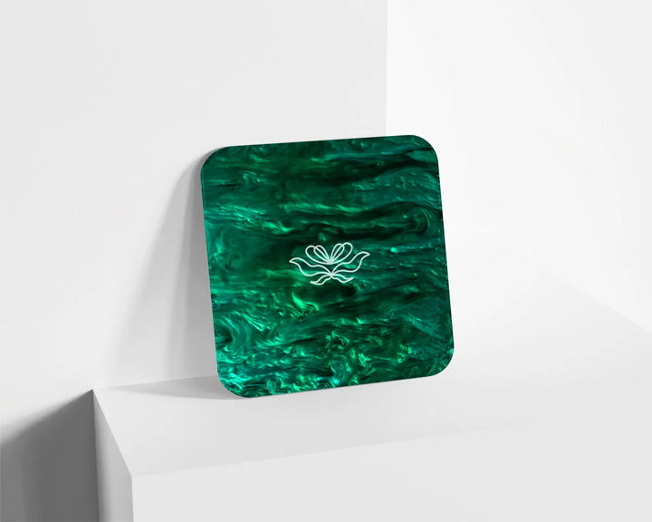 Metacrilato Nacarado Perlado Verde Botella de 3 mm