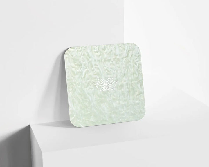Metacrilato Nacarado Perlado Verde Menta de 3 mm