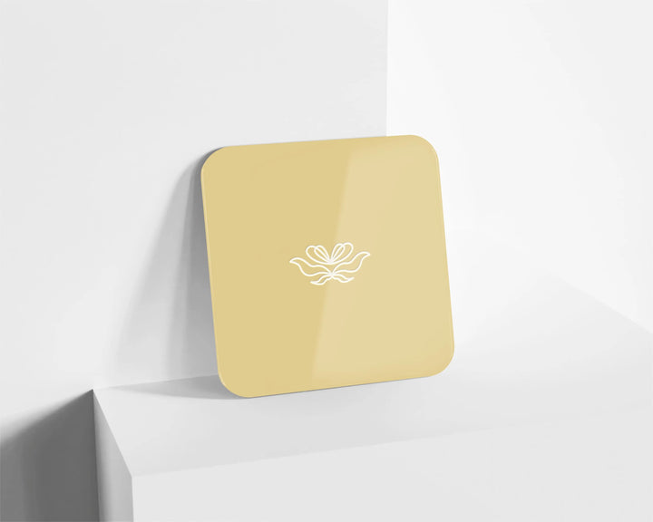 Metacrilato Pastel Amarillo Arena de 3 mm