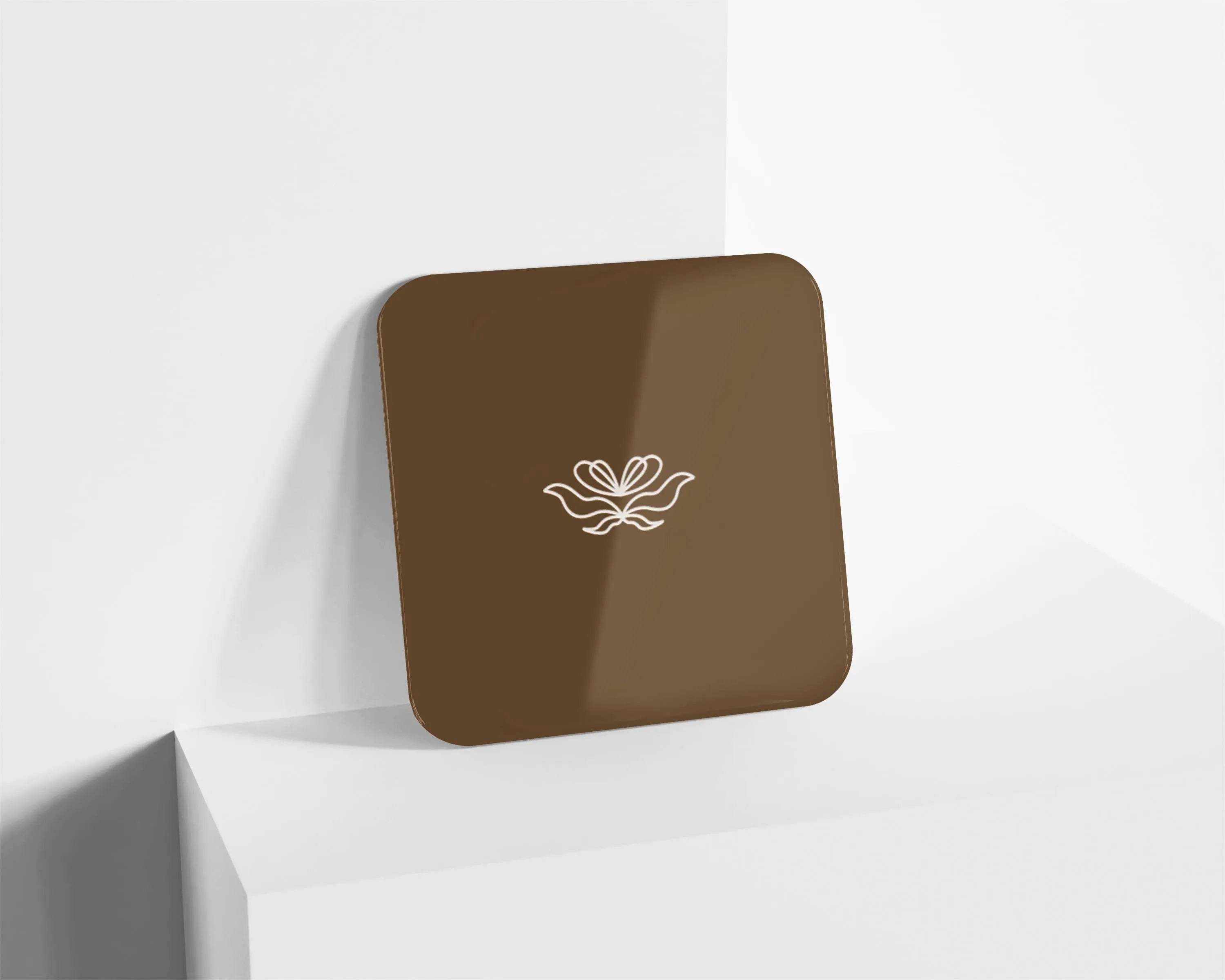 Metacrilato Pastel Marrón de 3 mm