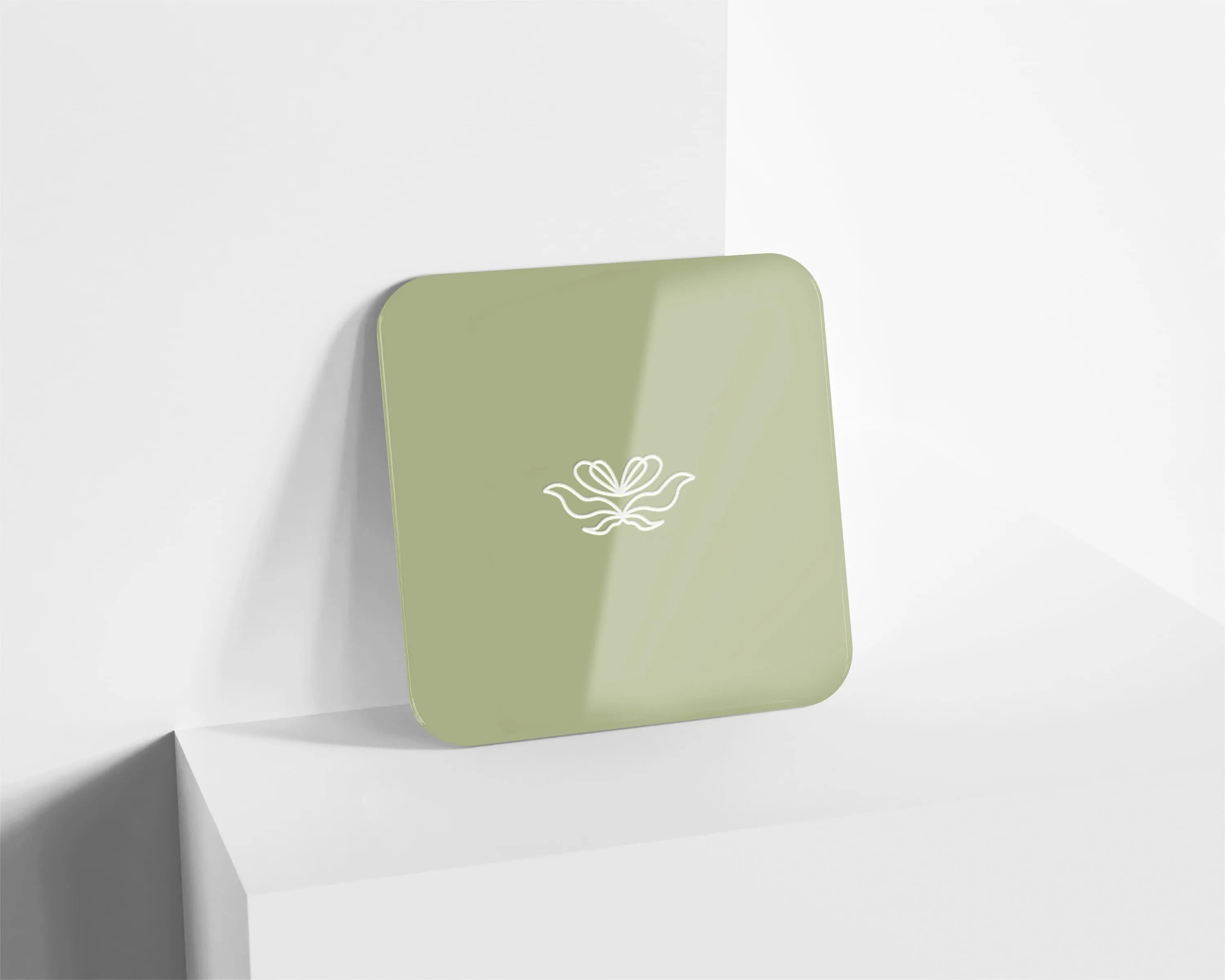 Metacrilato Pastel Verde Seco de 3 mm