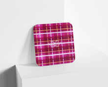 Metacrilato Patrón Cuadrado Fucsia Oscuro de 3 mm