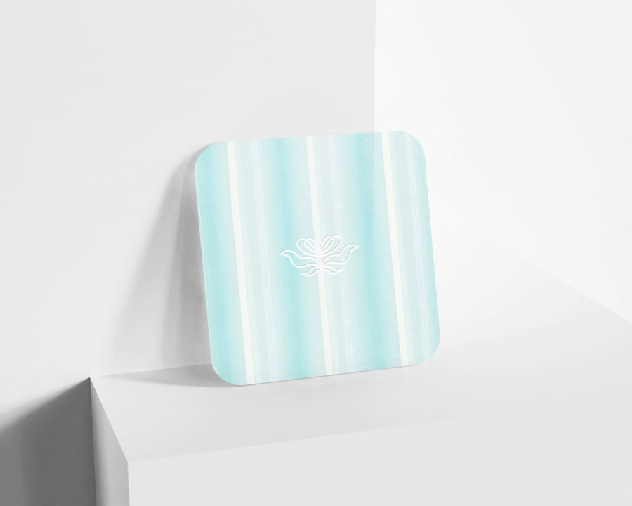 Metacrilato Patrón Lineal Azul de 3 mm