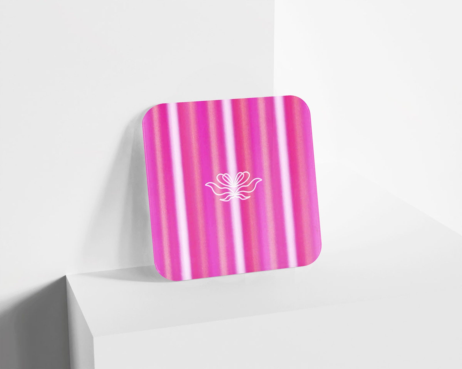 Metacrilato Patrón Lineal Fucsia de 3 mm